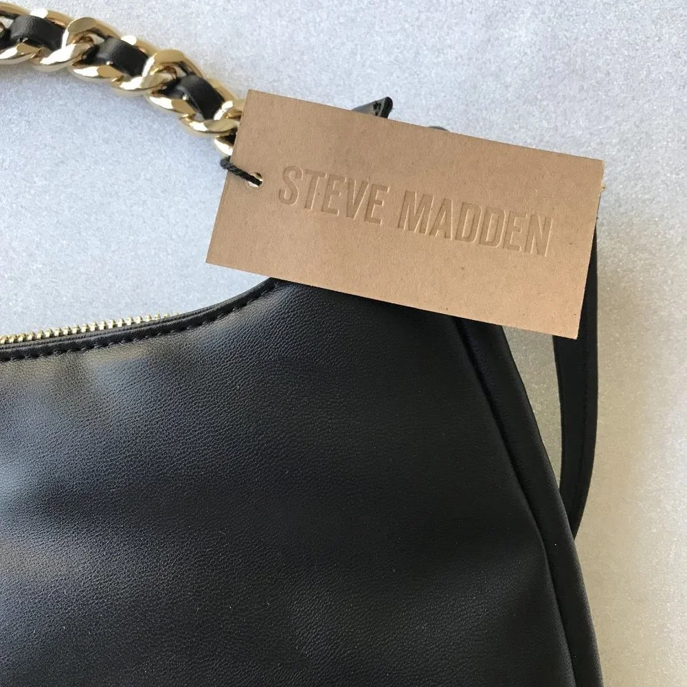 STEVE MADDEN Bcammi Hobo SHOULDER BAG  Balck   13
